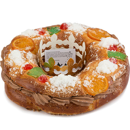 Roscón de reyes choco – Festividades Panadería del Rosal Almería